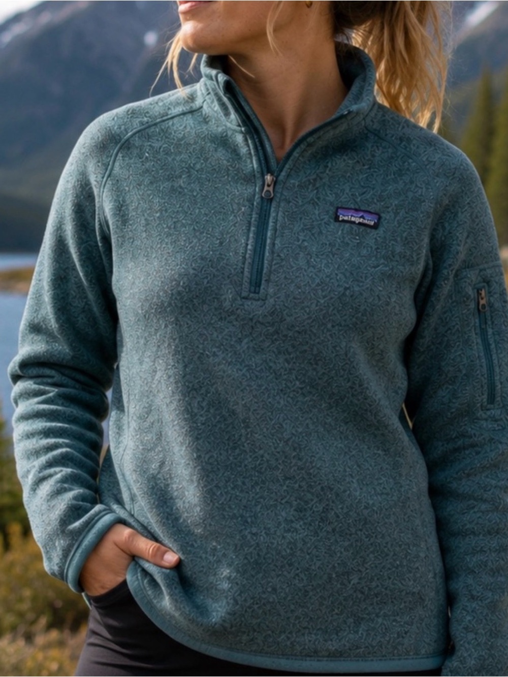 Patagonia Better Sweater 1/4-Zip Pullover In Pigeon Blue